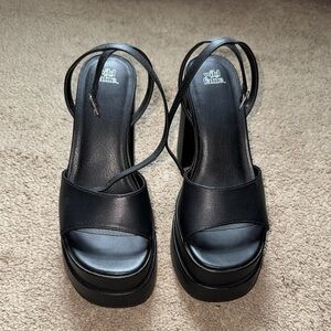 Wild Fable Black Platform Shoes with Chunky Sole